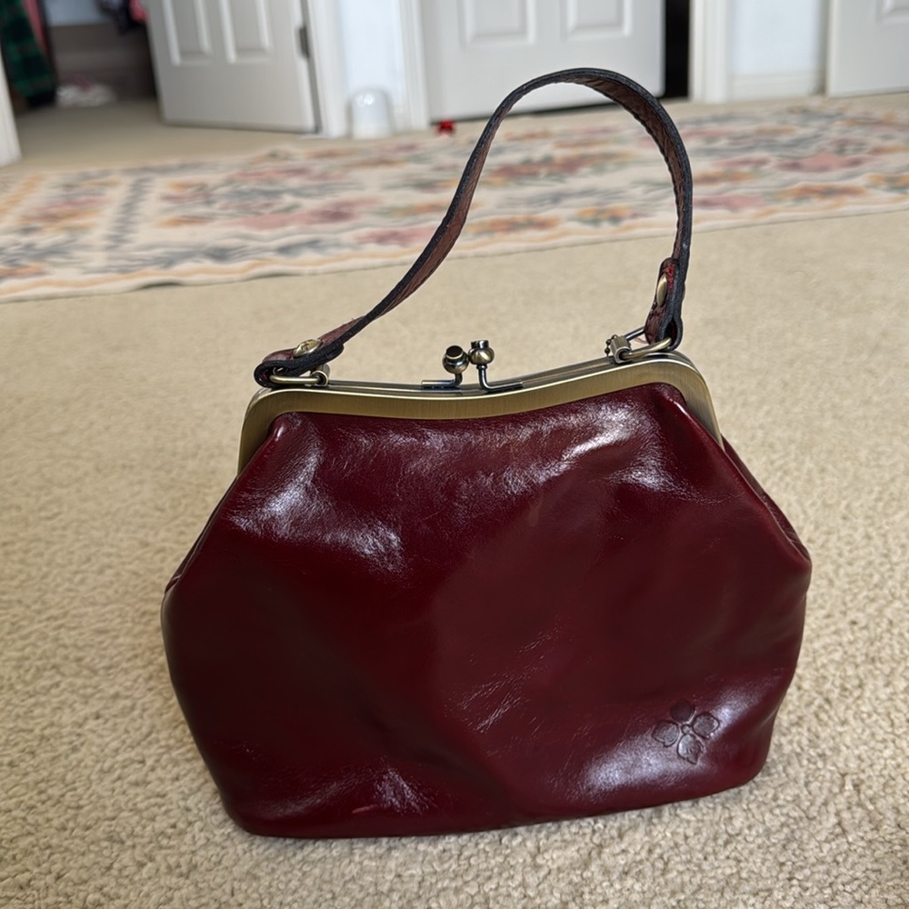 Patricia Nash Leather Laurena Frame Bag (2010 Anniversary)